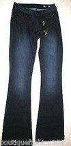 New NWT $99 Designer Buffalo David Bitton Jeans Womens 24 X 33 Mid Rise Flare Dk - £78.58 GBP