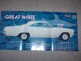 1996 Summit Racing &quot;Great White&quot; &#39;65 Impala SS 427 2 month Calendar/Poster - £7.59 GBP