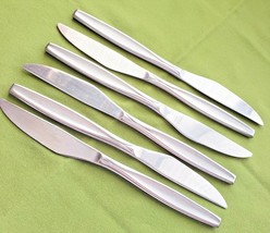 Imperial Stainless IMI76 Pattern 6 Dinner Knives Korea 8.5" Glossy #120578     - £15.52 GBP