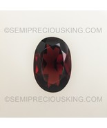 Natural Garnet Oval Faceted Cut 13x9mm Burgundy Color VS Clarity Loose G... - £76.42 GBP