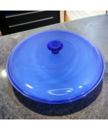 Cobalt Blue cookware 2 QT Round Casserole “LID ONLY” 8&quot; Diameter - £7.81 GBP