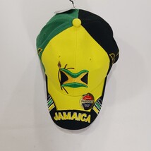 Parquet Jamaica Men's Back Strap Yellow  Baseball Cap Hat + Jamaica Flag Bandana image 5
