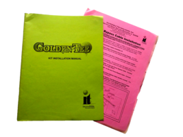 Golden Tee Fore Original Installation Service Manual Golfing Video Game Bulletin - £16.07 GBP