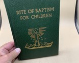 Rite of Baptism for Children HC 2004 Catholic Book USA Diocese Liturgy Mass - $7.91