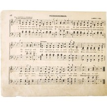 1881 Husbandman Victorian Sheet Music Ohio State Grange Agriculture 1st ... - €17,11 EUR