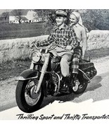 Harley Davidson Hydra Glide Advertisement 1951 Motorcycle Thrift Sport L... - $54.32 CAD