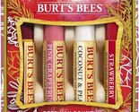  4 Pack - Burt&#39;s Bees Beeswax Bounty Fruit Mix Lip Balm Holiday Gift Set... - $10.39