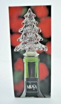 Mikasa Holiday Time Crystal Christmas Tree Bottle Stopper #T8193/900 - $11.71