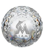Waterford Miami Marlins Crystal Baseball Paperweight Team Logo Ireland 3... - $80.81 CAD