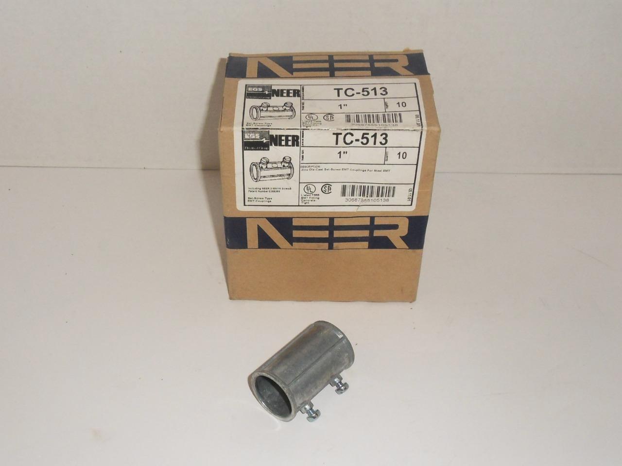 Neer TC-513 Box of 10 1" EMT Couplings - $19.79