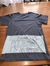 Calvin Klein XL  Graphic Men&#39;s Dark Blue T-Shirt - £7.12 GBP