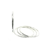 Karizmatic 925 Sterlingsilber Armreifen Armbänder ( Churi ) - 4pc Eingestellt - £72.94 GBP+