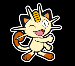 Pokémon anime monster Meowth Cartoon - Sticker Decal Truck Car Phone - £3.18 GBP+