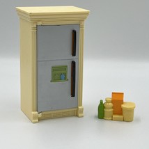 FISHER PRICE Loving Family Dollhouse Refrigerator Fridge &amp; Food for Kitchen - $17.99