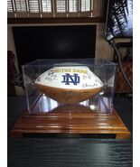 Notre Dame Football 1991 Team Autographed Football Beautiful Case Reggie... - $5,411.51 MXN