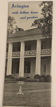 Vintage Arlington Antebellum Home Brochure Birmingham Alabama QBR5 - £10.16 GBP