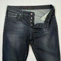 Nudie Jeans Co. Black Jeans &quot;Grim Tim&quot; Organic Cotton Black Indigo Size 30 x 30 - £50.16 GBP