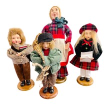 Set Of German Christmas Carolers Includes Boy, Girl, Chimney Sweep, Woman - £32.75 GBP
