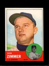 1963 Topps #439 Don Zimmer Nmmt Dodgers *XR19790 - £9.37 GBP