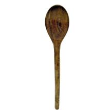 Food Network Large Brown Wooden Cooking Salad Spoon 12.75&quot; Long - £6.15 GBP