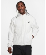 NWT men&#39;s small nike Sportswear NSW Tech Fleece Sherpa Sail/black FZ0888... - $92.82 CAD