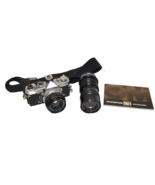 Olympus OM-1n SLR 35mm Camera Zuiko Auto-S 50mm f1:1.8 &amp; Olympus 70-150m... - $143.54