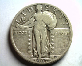 1927-D Standing Liberty Quarter Fine / Very Fine F/VF Nice Original Coin - £45.99 GBP