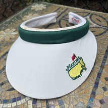 Vintage Texann Masters Golf White Visor Hat Cap with Masters Logo - $19.79