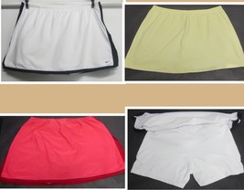 Lot of (3) Nike DRI-FIT Women&#39;s Skorts size XL (16-18) Red Yellow White Tennis - £58.73 GBP