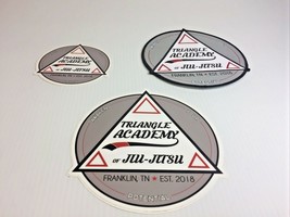Karate Jiu-Jitsu Academy Martial Arts 6&quot; Patch and Decals Triangle Sensei ￼ - €9,34 EUR