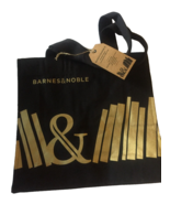 NEW Barnes &amp; Noble Premium Organic In Conversion Cotton 14x15x5 Tote - $280.40 MXN
