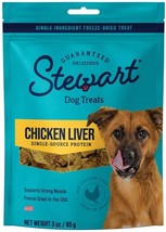 Stewart Freeze Dried Chicken Liver Treats Resalable Pouch - 3 oz - £13.61 GBP