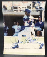 Jerome Walton Chicago Cubs Autographed 8x10 Photograph Swinging Bat - $9.49