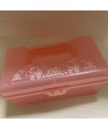 Sanrio Hello Kitty Kitty &amp; Mimmy Pink Storage Box Retro - $36.19 CAD