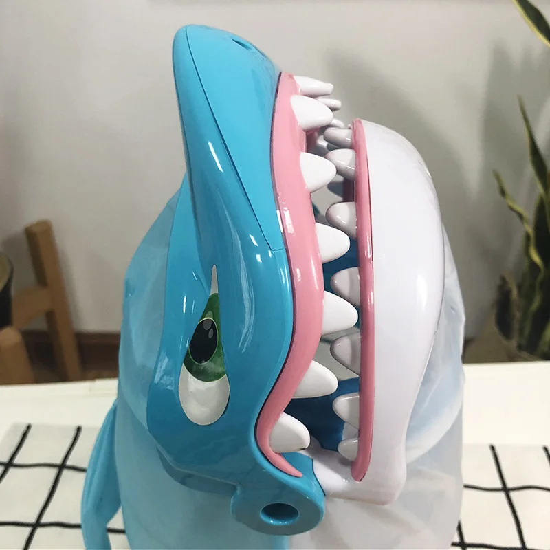 Play Funny Interactive Game White Shark Desktop Biting Hand Shark Whole Maggot T - £53.43 GBP