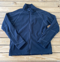 scott Men’s full zip fleece jacket Size L Black P3 - £17.24 GBP