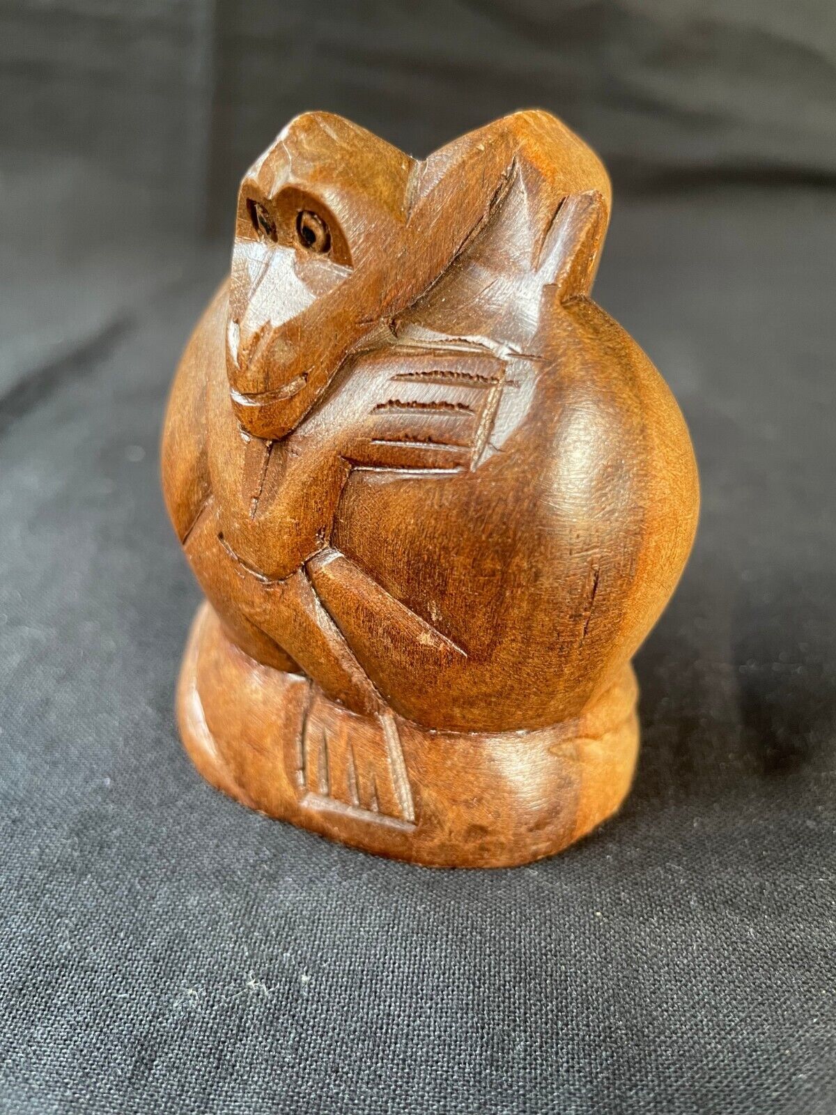 antique wood amsterdam school pair of monkeys - $99.00