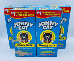 5 x Jonny Cat Jumbo Heavy Duty Litter Box Liners 5 Liners Each (25 Total) - £35.83 GBP
