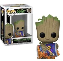 Funko Pop!  #1196 Groot with Cheese Puffs Marvel I Am Groot  - £8.62 GBP