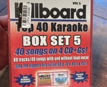 Party Tyme Karaoke: Billboard Top 40 Karaoke - Vol. 5 (CD) - NEW - $4.94
