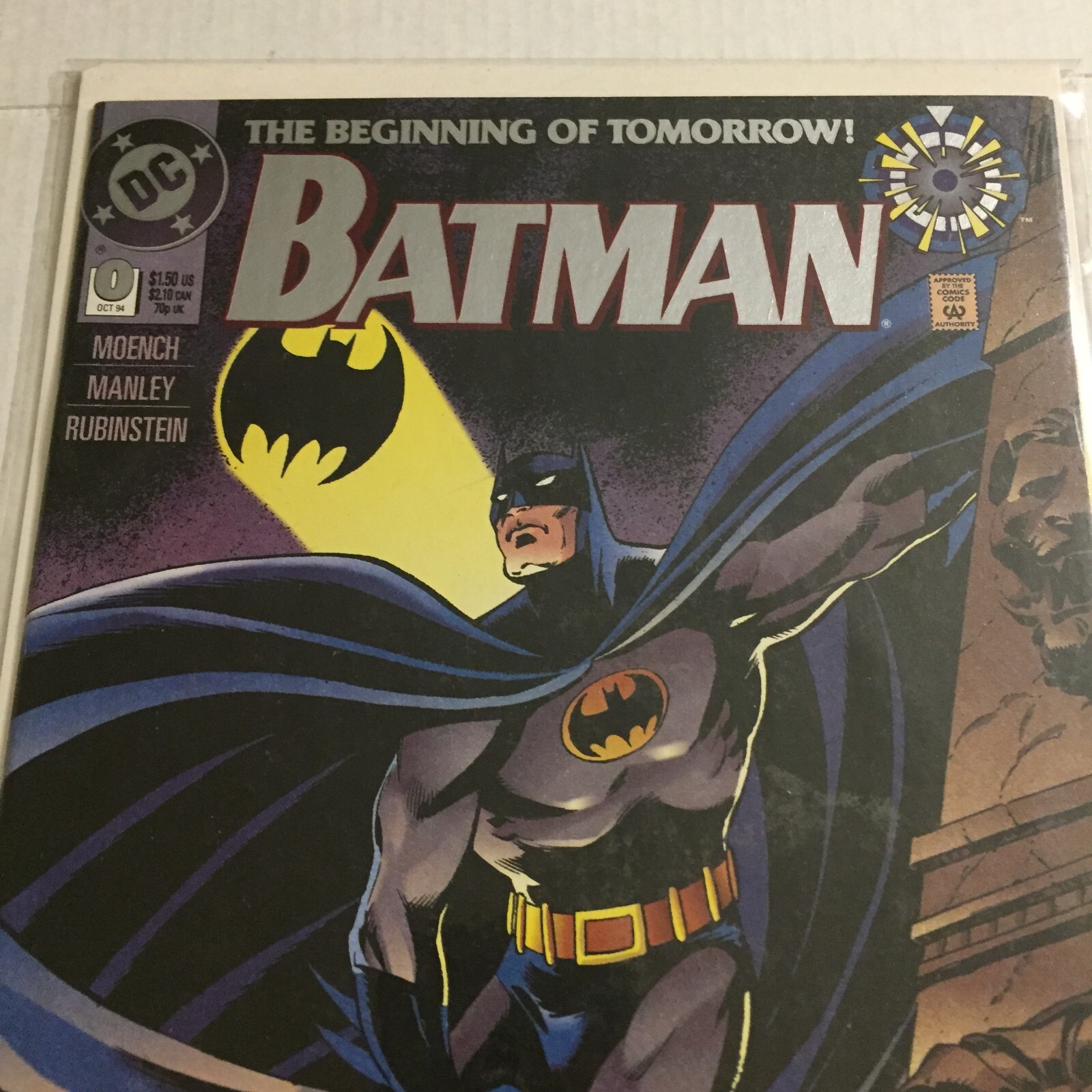 1994 DC Comics The Beginning of Tomorrow Batman #0 Item image 2