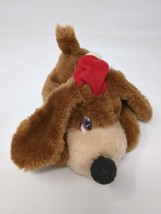 Russ Berrie &amp; Co Samuel Plush Stuffed Christmas Dog 184 Small VTG - $24.74