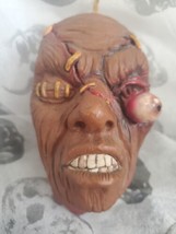 Halloween Voodoo Hanging Head prop Droopy Eyeball decor Shaking Motion W... - $23.76