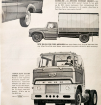 1962 New Ford  Motor Trucks Vans Advertisement Automobilia Vehicles DWF28 - $475.72 MXN