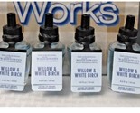 bath and body works willow &amp; white birch wallflowers home fragrance refi... - $29.69