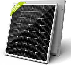 100W Monocrystalline 100W 12V Solar Panel 100W New 12V Compact Design Hi... - $124.90