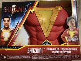 New Shazam Power Emblem Chest Plate Role Play Electronic Light Up Toy DC... - £19.96 GBP
