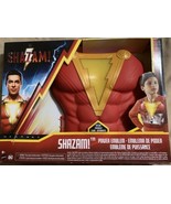 New Shazam Power Emblem Chest Plate Role Play Electronic Light Up Toy DC... - £19.90 GBP