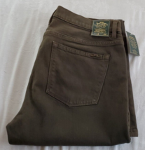 NWT LRL Ralph Lauren Jeans Co Ralph Olive Green Denim Jeans Size 12 Slim... - £23.73 GBP