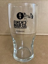 Finch&#39;s Beer Co Chicago Illinois Threadless IPA 18 oz Tulip Clear Beer Glass - £11.05 GBP